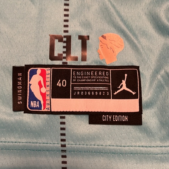 NWT NBA Charlotte HORNETS Basketball Jersey LaMelo BALL #1 city edition Mens - Picture 3 of 12